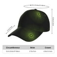 thumbnail image 3 of Baseball Cap, Mandala With Marijuana Leaf Trucker Hats Women Dad Hat for Workouts - Baseball hat Adjustable Size, 3 of 7