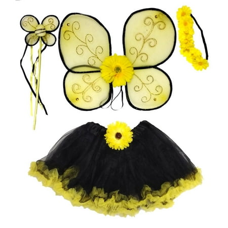 Girls Bumble Bee Costume Age 5-10