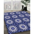 thumbnail image 2 of Ahgly Company Indoor Rectangle Patterned Purple Mimosa Purple Area Rugs, 3' x 5', 2 of 6