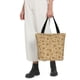 thumbnail image 5 of Balery Brown Flowers Bolsa de Hombro con Diseño, Bolsa Grande y Duradera, Bolsa Versátil para Compras, 5 of 6