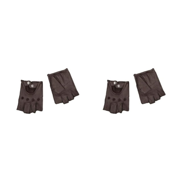 serony Experience Exceptional With These Leather Motorcycle Gloves Easy To Clean coffee XL 2Set