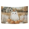 thumbnail image 6 of Yayeee Tapestry Wall Hanging for Bedroom 60" x 40" Living Room Home Wall Art Decor, Cute Halloween Pumpkins, 6 of 7