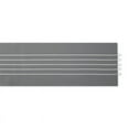 thumbnail image 3 of Gray and White Stripe Tassel Table Runner 14x72, 3 of 3