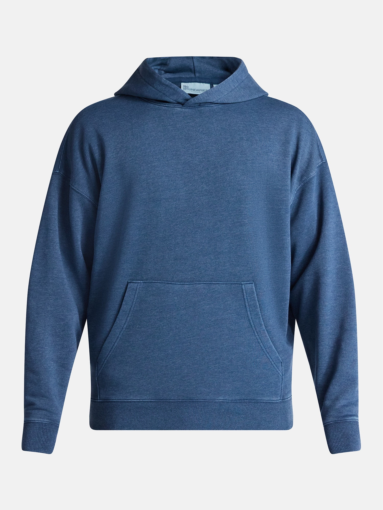 No Boundaries Oversized Hoodie with Long Sleeves, Men's & Big Men's