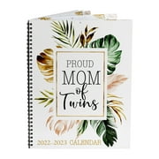 NovaaLife Twin Mom Calendar 2022-2023 Gifts for Twins 18 Month Calendar with Inspirational Quotes