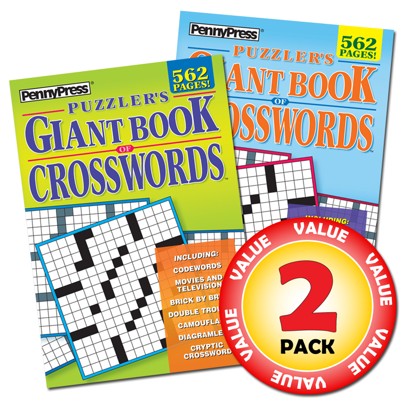 Penny Dell Favorite Puzzler s Giant Crossword 2 pack By Penny Press