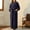 Black, variant on LSLJS Womens Solid Bandage Robe Bathrobe Gown Pajamas Long Sleepwear Pocket Waistband+Belts, Robes Gifts for Women