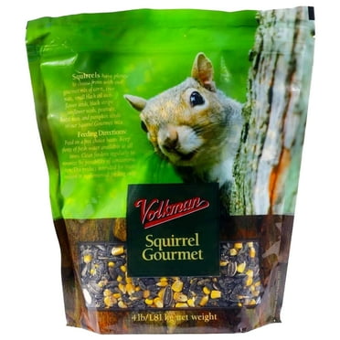 Volkman Seed Small Animal Squirrel Gourmet Mix Healthy Formulated Diet Food 4lbs