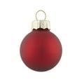 thumbnail image 4 of Northlight 40ct Shiny, Glitter and Matte Red Glass Ball Christmas Ornament Set 1"-2.5", 4 of 9
