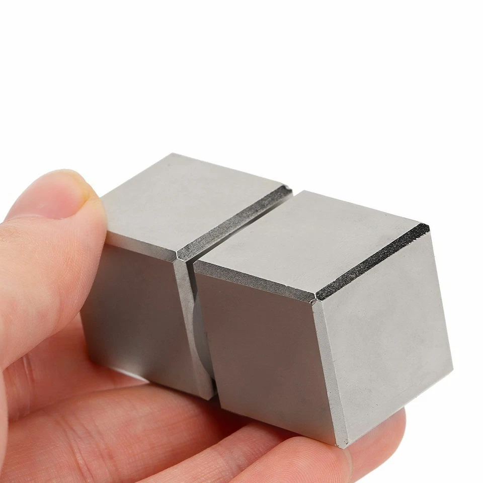 2Pcs 1" Solid Craft Magnet Neodymium Rare Earth Big Super Strong 25*25*25Mm