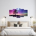 thumbnail image 5 of ZHONGYUTONG Northern Lights Wall Art 5 Pieces Big Tree with Aurora Borealis Painting Nature Scenery Canvas Prints Wall Decor for Office Living Room Framed (8"x14"x2 8"x18"x2 8"x22"x1), 5 of 6