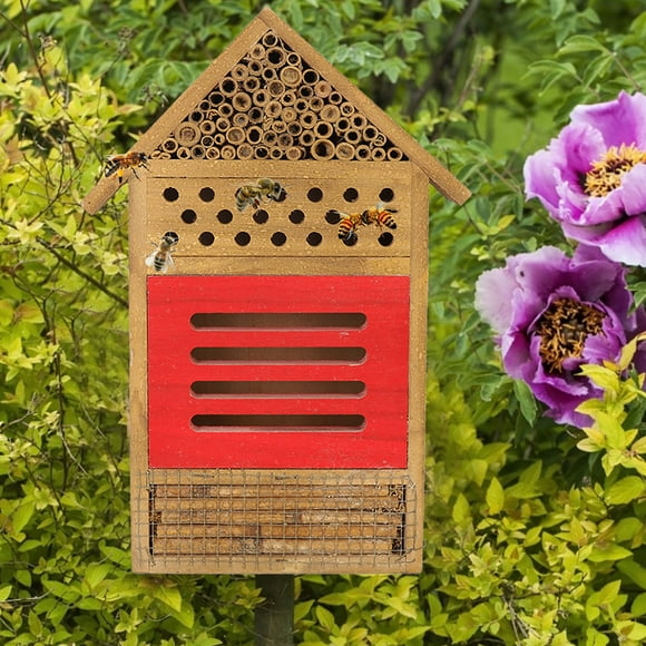House Garden Decoration Nests Box Bee House Non- And Durable for Nesting bees Other Insects Garden