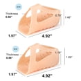 thumbnail image 6 of Breathable SEBS Heel Lift Sleeves Unisex Built-in Height Increase, 2Pcs, 6 of 6