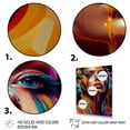 thumbnail image 3 of Designart Vibrant Creative Woman Portrait VII Canvas Wall Art, 3 of 5