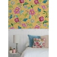 thumbnail image 2 of NextWall Cantaloupe Painterly Floral Peel and Stick Wallpaper, 2 of 7