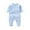 Light Blue, variant on TBWNWG Comfort Boys Bodysuit Long Sleeve Shoulder Snap Jumpsuit for and Toddlers - Soft Everyday Playwear Outfit,Size 9-12 Months