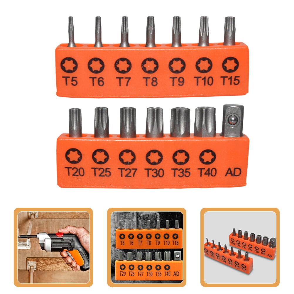Bates Tamper Proof Torx Bit Set – 13-teilig, T4 Bis T40, Security Bits, Mit Aufbewahrung