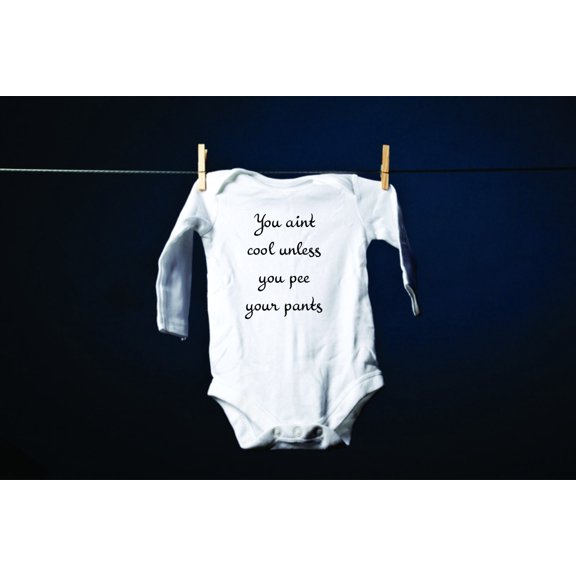 Design With Vinyl Funny Baby Clothes - Bonjour - Shortsleeve Baby to Toddler