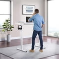 thumbnail image 3 of Scranton & Co 48" Electric Sit-to-Stand Desk in White Engineered Wood, 3 of 13