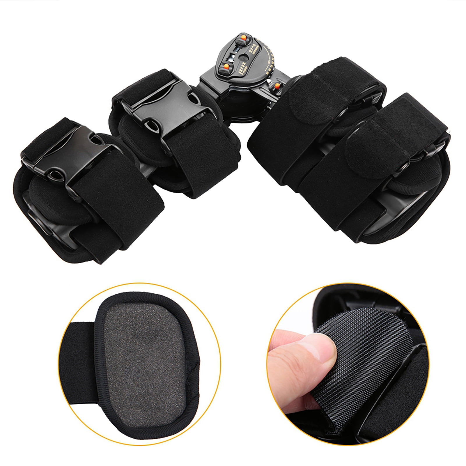 LIYJTK Fracture Support,Adjustable Knee Joint Brace Surgical Fixation Stabilization Fracture Ankle Support,Knee Joint Brace