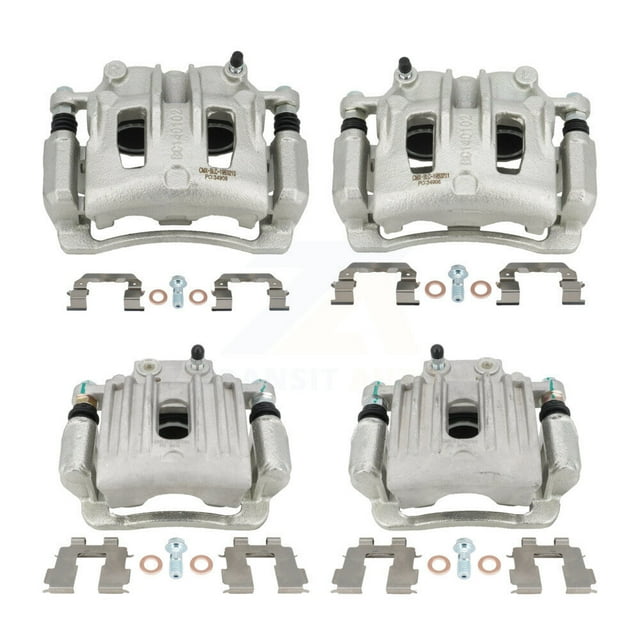 CMX Front Rear Disc Brake Caliper Assembly Left Right Side (Driver Passenger) Kit for Car 2007-2009 Hyundai Santa Fe KBC-100487