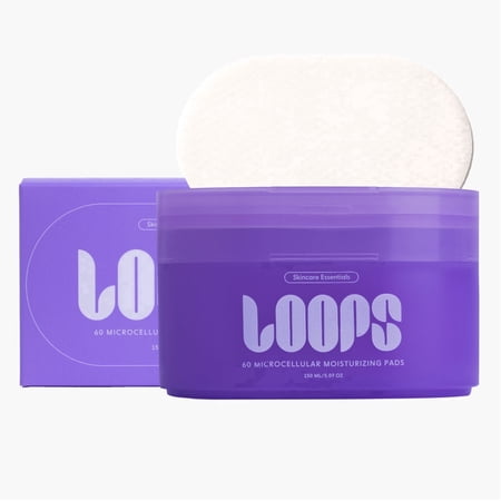 LOOPS Skincare Essentials MicroCellular Moisturizer Pads