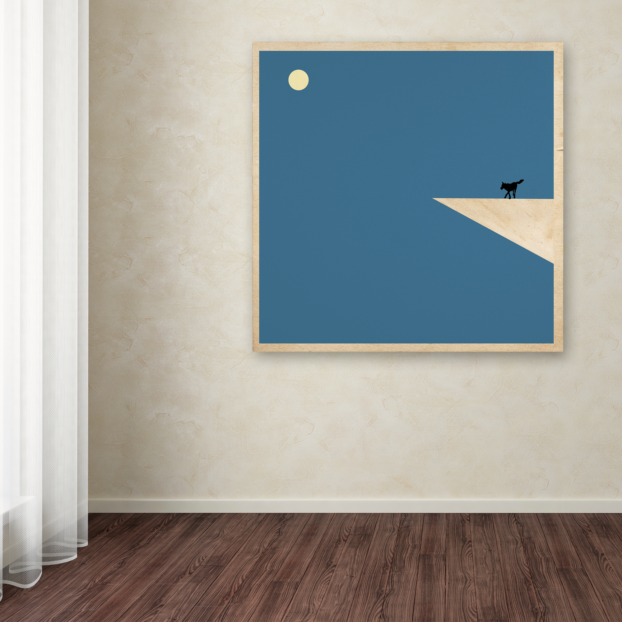 Trademark Fine Art 'The Wolf' Canvas Art by Tammy Kushnir
