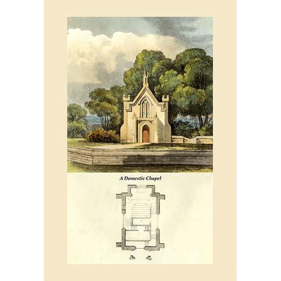 A Domestic Chapel-Fine Art Canvas Print (20" x 30")