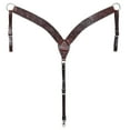 thumbnail image 3 of HILASON Western Horse Headstall Breast Collar Set Tack Genuine American Leather, 3 of 8