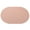 粉色, variant on Shoreew Placemat Waterproof Heat-Resistant Non-slip Heat Insulation Dishwasher Safe Solid Color Oval Dining Table Protection Decoration Pad Kitchen Supplies