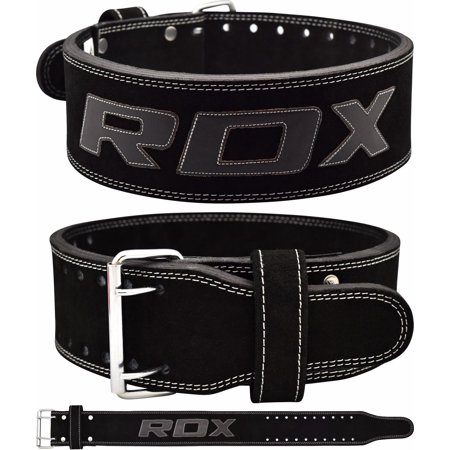 RDX Leather Gym Weight Lifting Belt Nubuck (Best Weight Lifting Belt For Powerlifting)