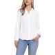 thumbnail image 1 of Camisa de botón con cuello INSPIRE CHIC de manga larga para mujer 2025 Blusa casual de negocios Talla XS Blanca, 1 of 6
