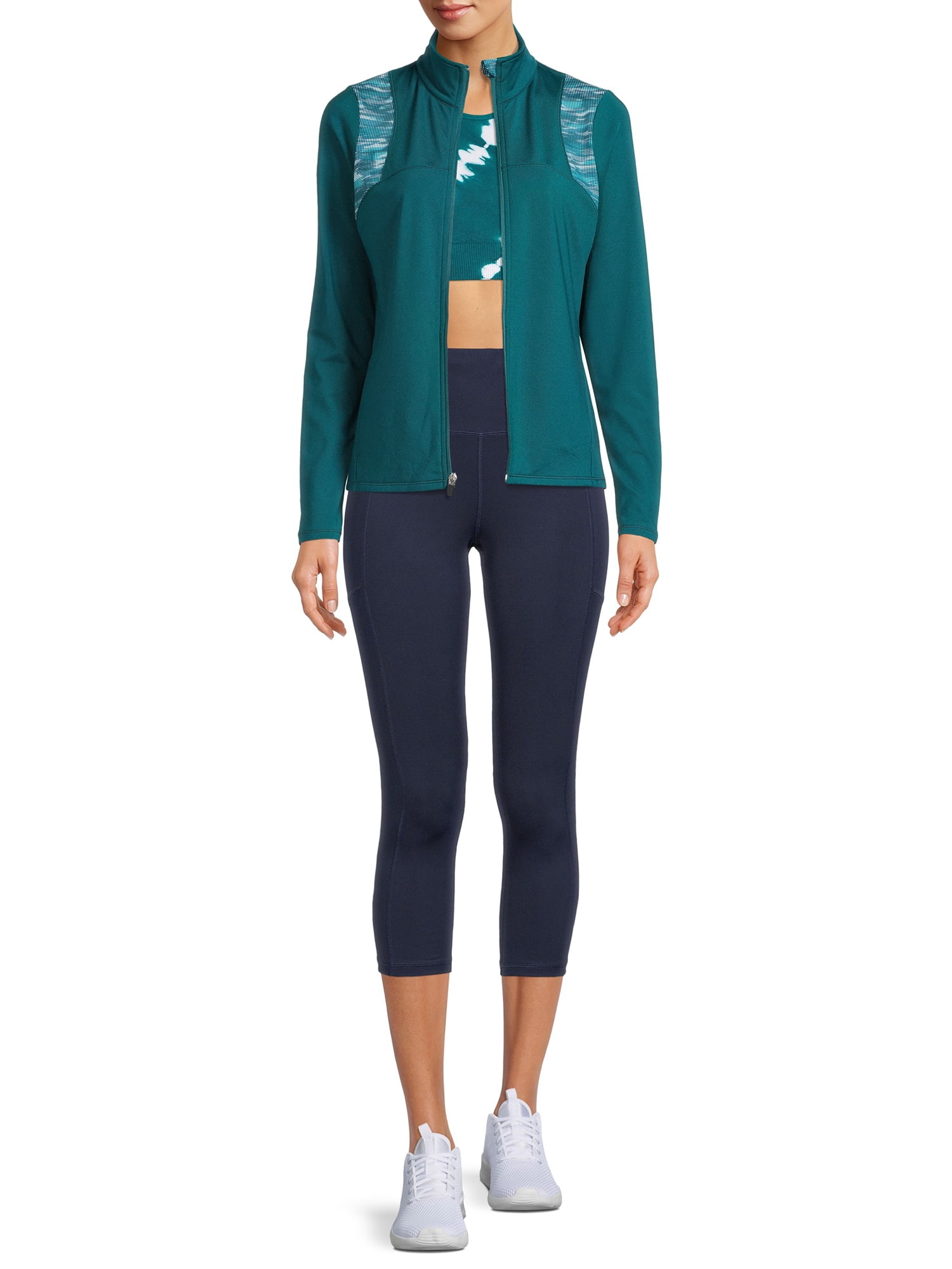 Avia Women’s Performance Zip-Up Reflective Jacket