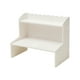 thumbnail image 2 of Estante de escritorio de madera de doble capa | Estante trapezoidal para libros, cosméticos y papelería | Organizador para dormitorio y oficina en casa, 2 of 6