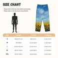 thumbnail image 6 of Kdxio Women's Comfy Stretch Blooming Sunflower FieldPrint Drawstring Pajama Pants-X-Large, 6 of 9