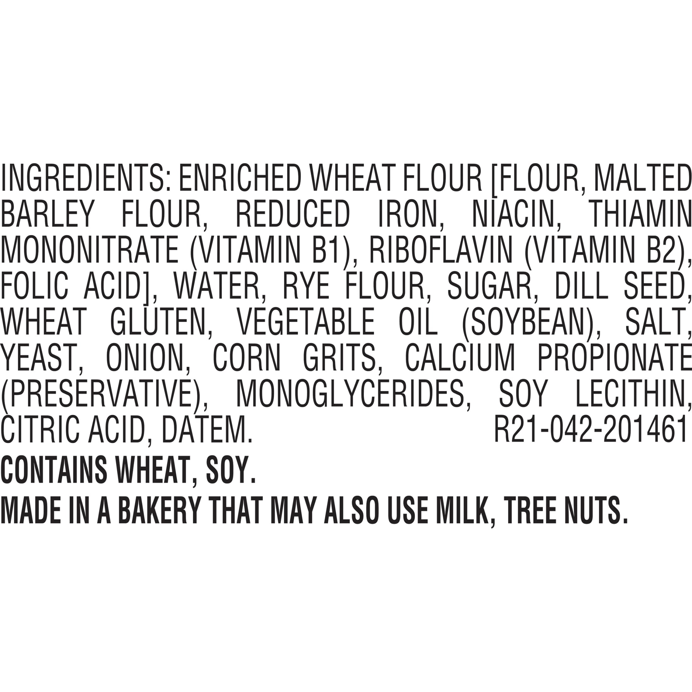 Oroweat Dill Rye Bread, 16 oz, Rye Bread, Bag