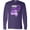 Purple, variant on Inktastic Alzheimers Awareness I Wear Purple for My Sister Long Sleeve T-Shirt