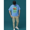 thumbnail image 2 of Green Vibes Only - Festive ICEE St. Patrick's Fun Day Graphic Men's T-shirt, 2 of 4