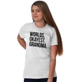thumbnail image 2 of Worlds Okayest Ladies TShirts Tees T For Women Grandma Grandmother Gift Idea, 2 of 2