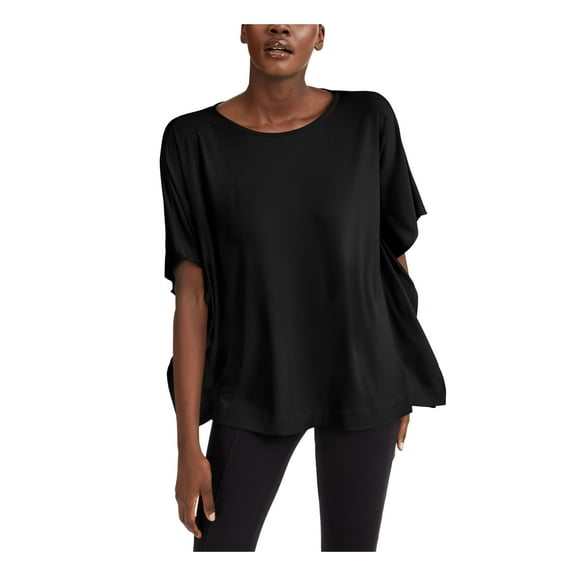 Alfani Womens Solid Pullover Blouse, Black, Small