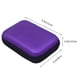 thumbnail image 3 of Bolsa de auriculares multiusos Bolsa de almacenamiento de cable USB Organizador de bolsa de viaje con estuche de malla EVA (púrpura), 3 of 5