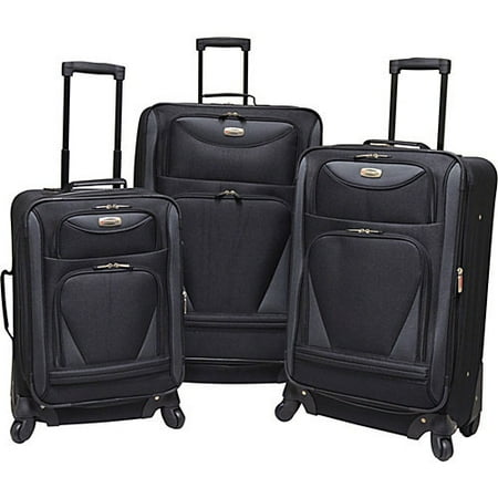 UPC 015272761405 product image for Travelers Club Sky-View 2.0 3-Piece Spinner Luggage Set | upcitemdb.com