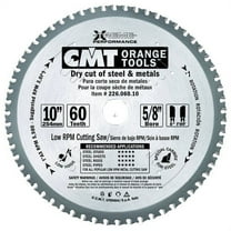 CMT 226.048.07 Industrial Dry Cut Steel Saw Blade 7-1/4-Inch x 48 Teeth TCG Grind with 5/8-Inch<> Bore