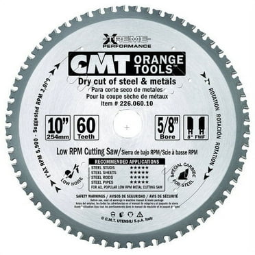 CMT 226.048.07 Industrial Dry Cut Steel Saw Blade 7-1/4-Inch x 48 Teeth TCG Grind with 5/8-Inch<> Bore