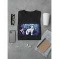 thumbnail image 3 of Magic Wolf Howl T-Shirt Men -Anthony Chirstou Designs, Male Medium, 3 of 4