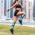 thumbnail image 6 of Lsque Nurse Doctor Gnomes Pattern Sport Compression Socks for Men & Women 15-20 mmHg Knee High Nurse Pregnant Running Medical and Travel Athletic, 6 of 6