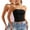 Pink, variant on Ltctricy Crop Tube Tops for Women 2 Pc Trendy Cropped Strapless Sleeveless Slim Bandeau Shirts Summer Going out Tops