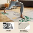 thumbnail image 4 of Orange Boho Geometric and Plant Pattern Hot Yoga Mat Towel Non Slip for Hot Yoga - Quick-Drying Yoga Mat Cover with 4 Corner Pockets with Travel Bag - Hot Yoga Towel Non Slip 74"x26", 4 of 6