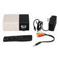 thumbnail image 1 of Miniproyector LED HD 1080P Cine en casa multifuncional Miniproyector portátil con control remoto 100‑240V, 1 of 14
