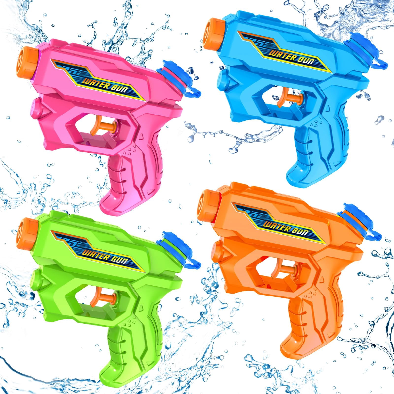 Pistola De Agua De Juguete Para Niños De Patito Amarillo-Mochila